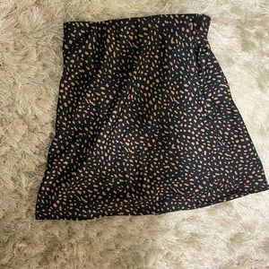 Animal print, skirt, satin, urban outfitters short